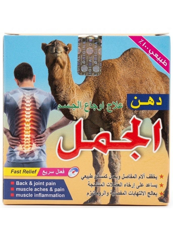 Al Jamal Natural Massage Cream With Camel Hump Fat For Muscle And Joint Pain Fast Pain Relief Ointment 100 ML - Image 4