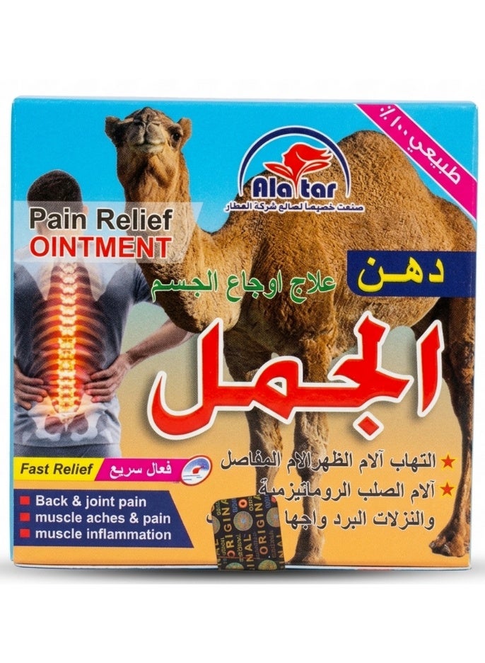 Al Jamal Natural Massage Cream With Camel Hump Fat For Muscle And Joint Pain Fast Pain Relief Ointment 100 ML - Image 1