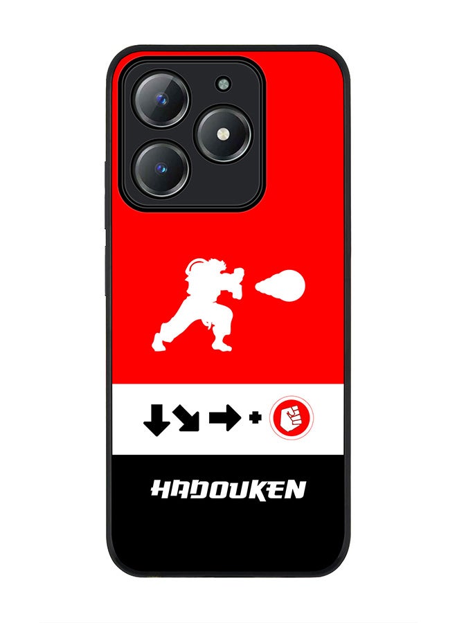 Stylizedd For Realme C63 / Realme C61 4G Case,Slim fit Camera Protection, Shockproof Thin Phone cover  - Hadouken - Image 1