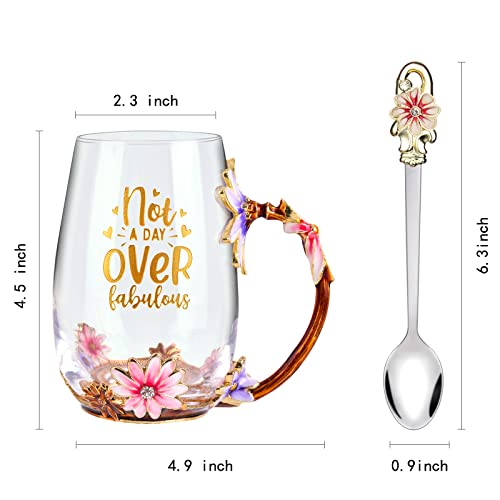 OEAGO Birthday Gifts for Women Mom Tea Cup Unique Friendship Mothers Gifts for Her from Daughter Son Ideas for Friend Female Sister Coworker - Image 3