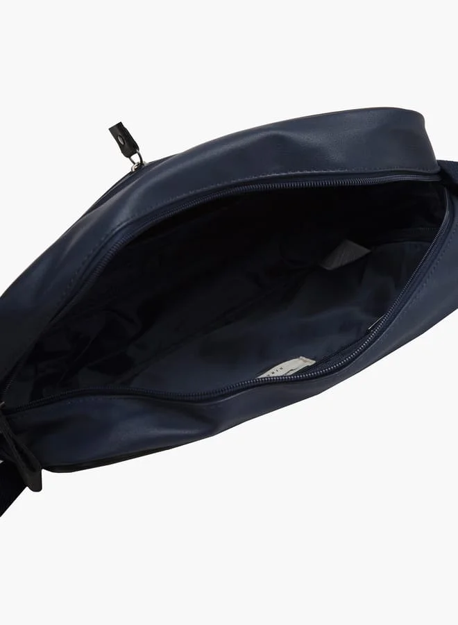 Lee Cooper Men Zippered Messenger Bag