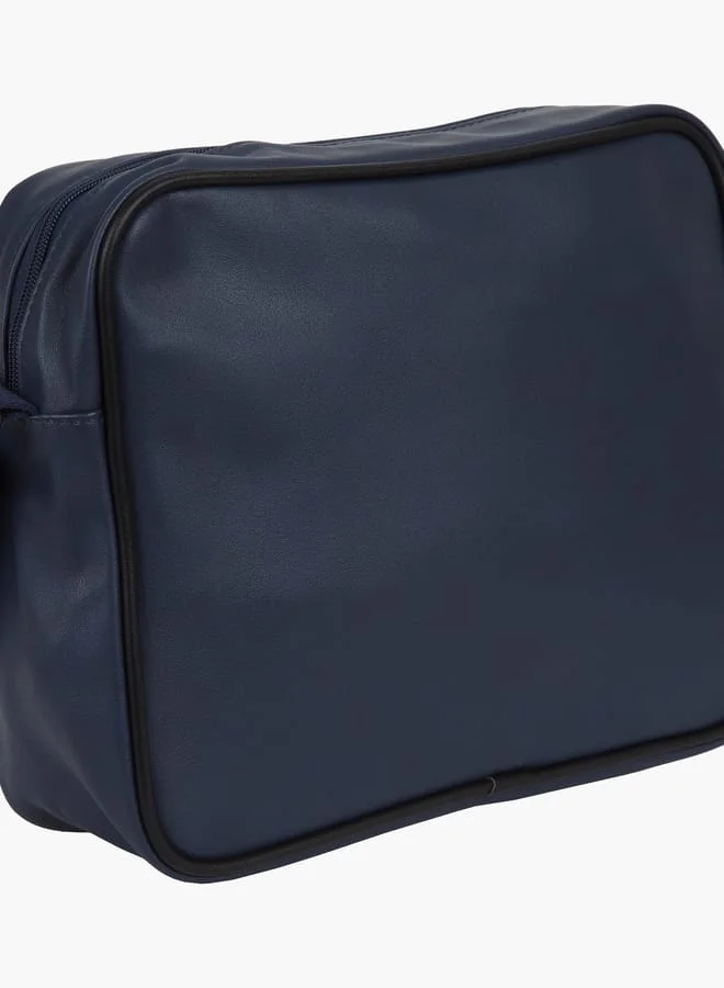 Lee Cooper Men Zippered Messenger Bag