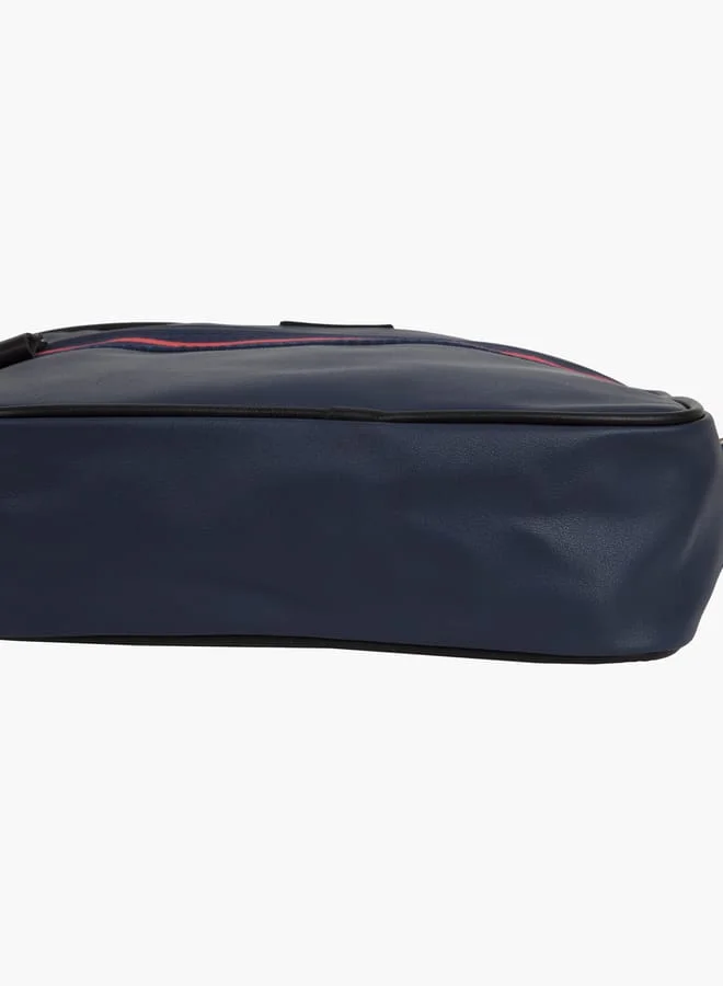 Lee Cooper Men Zippered Messenger Bag