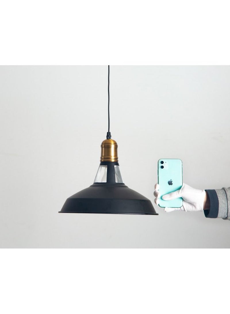 UCANDLE Ucandle Black Ceiling Lamp, Simple Modern Small Chandeliers Lighting, Modern Design Ceiling Hanging Lamp for Living Room, Kitchen, Table Top, Corridor Indoor, Cafe  - Image 4