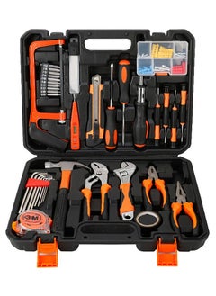 Arabest 100-piece Tool Kit, Universal Home/auto Repair Tool Kit with Hammer, Pliers, Screwdriver Set, Wrench Set and Toolbox Storage - Great for Home Improvement/building/auto Repair  - Image 1