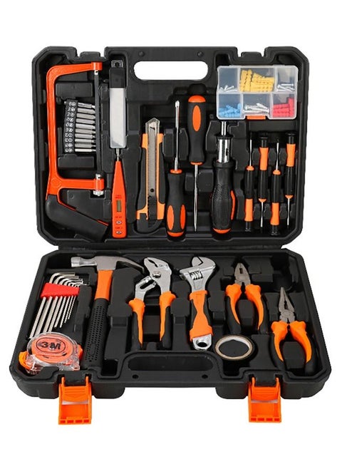 100-piece Tool Kit, Universal Home/auto Repair Tool Kit with Hammer, Pliers, Screwdriver Set, Wrench Set and Toolbox Storage - Great for Home Improvement/building/auto Repair
