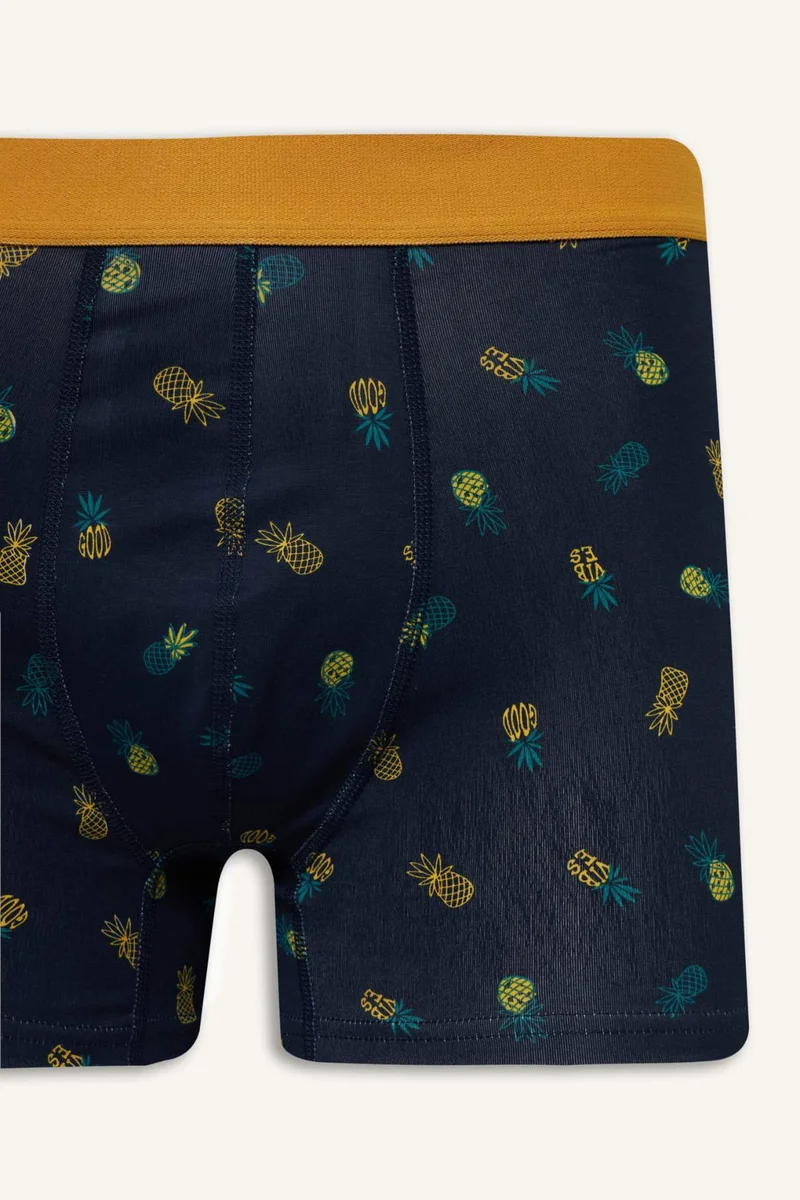 Defacto  Regular Fit Fruit Pattern 3 Piece Boxers for Men | Best Price UAE