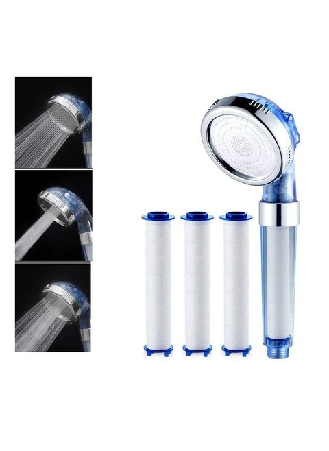 Shower Head, 3 Modes High Pressure Handheld Showerhead, Water Saving Filtered Shower Head with Filter, Easy Install