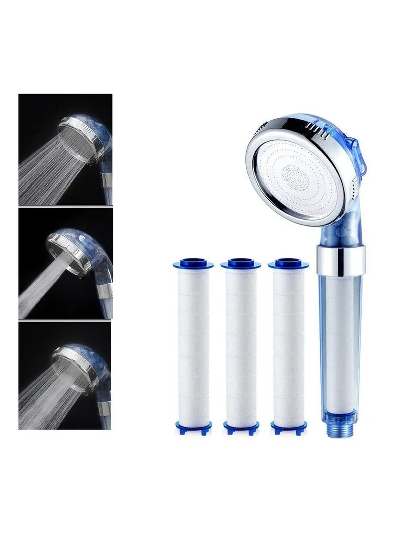 In Air Shower Head, 3 Modes High Pressure Handheld Showerhead, Water Saving Filtered Shower Head with Filter, Easy Install  - Image 1