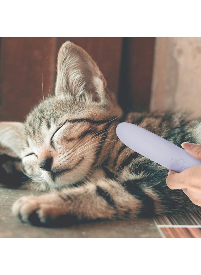 Thoraya Portable Pet Cat Hair Comb Groomer Grooming Brush Tool (Gray)  - Image 5