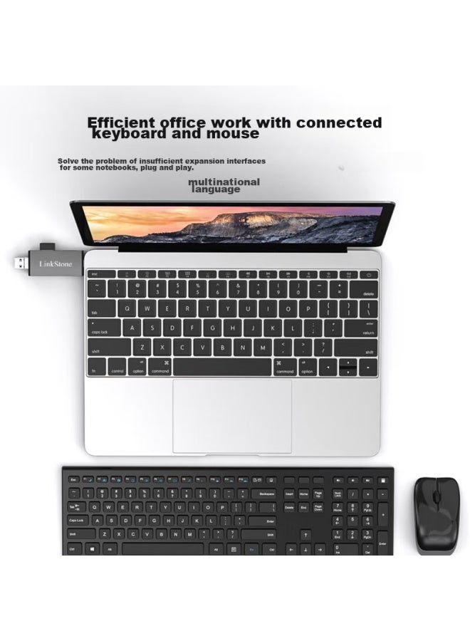 Linkstone Liantuo Usb/type-c Card Reader, High-speed Usb Sd/tf Multi-functional All-in Computer And Phone Otg Card Reader, Supports Cameras, Drones, Dash Cams, Memory Card Storage - Image 4