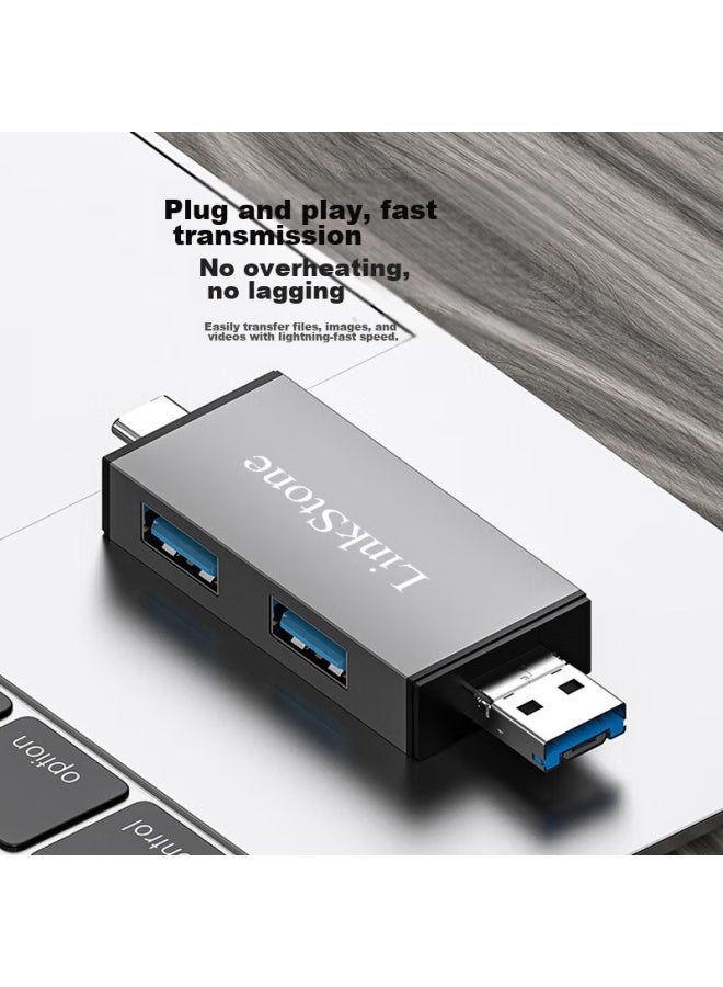 Linkstone Liantuo Usb/type-c Card Reader, High-speed Usb Sd/tf Multi-functional All-in Computer And Phone Otg Card Reader, Supports Cameras, Drones, Dash Cams, Memory Card Storage - Image 5