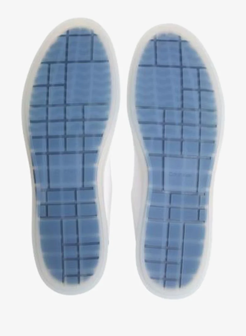 CALVIN KLEIN Bright White/Black Low Profile Cupsole Sneakers for Men | Best Price UAE