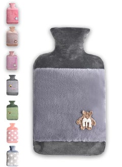 MARK STORE Hot Water Bag, Bottle with Soft Hand Pocket Cover, (2Liter)- For Pain Relief, Neck & Shoulders, Feet Warmer, Menstrual Cramps, Hot & Cold  - Image 1