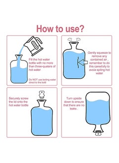 MARK STORE Hot Water Bag, Bottle with Soft Hand Pocket Cover, (2Liter)- For Pain Relief, Neck & Shoulders, Feet Warmer, Menstrual Cramps, Hot & Cold  - Image 5