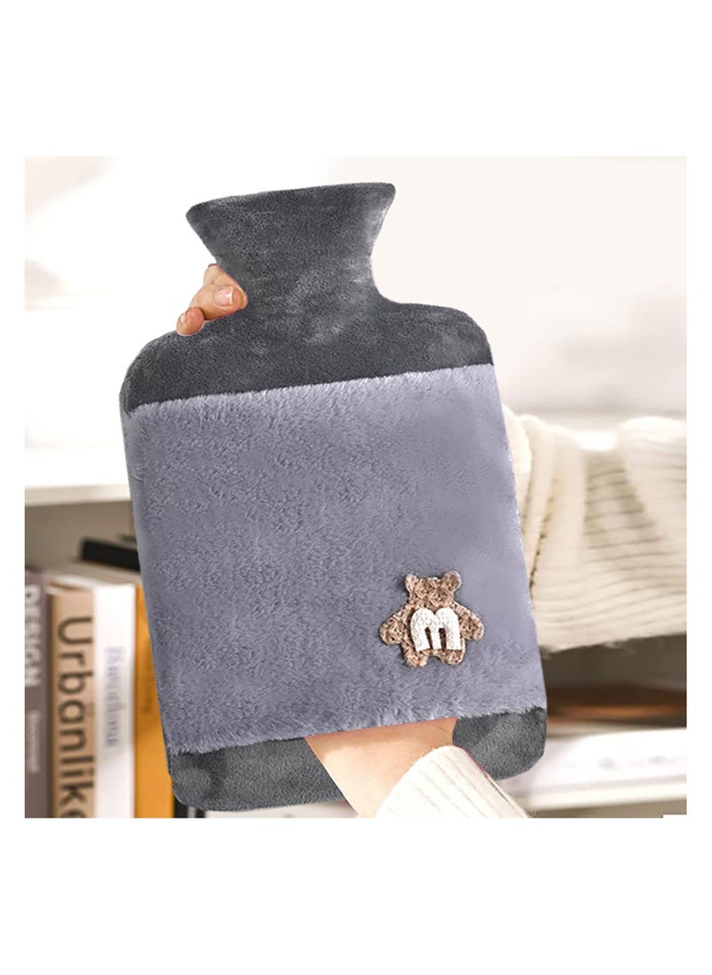 MARK STORE Hot Water Bag, Bottle with Soft Hand Pocket Cover, (2Liter)- For Pain Relief, Neck & Shoulders, Feet Warmer, Menstrual Cramps, Hot & Cold  - Image 3