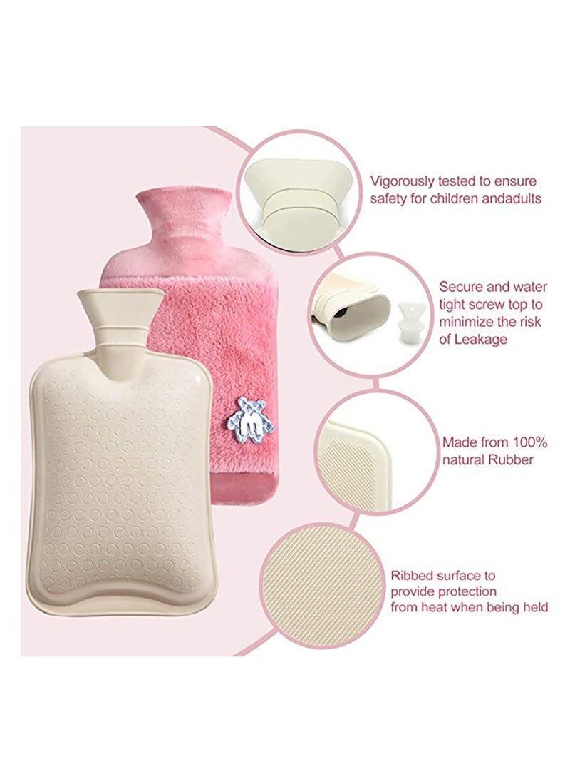 MARK STORE Hot Water Bag, Bottle with Soft Hand Pocket Cover, (2Liter)- For Pain Relief, Neck & Shoulders, Feet Warmer, Menstrual Cramps, Hot & Cold  - Image 5