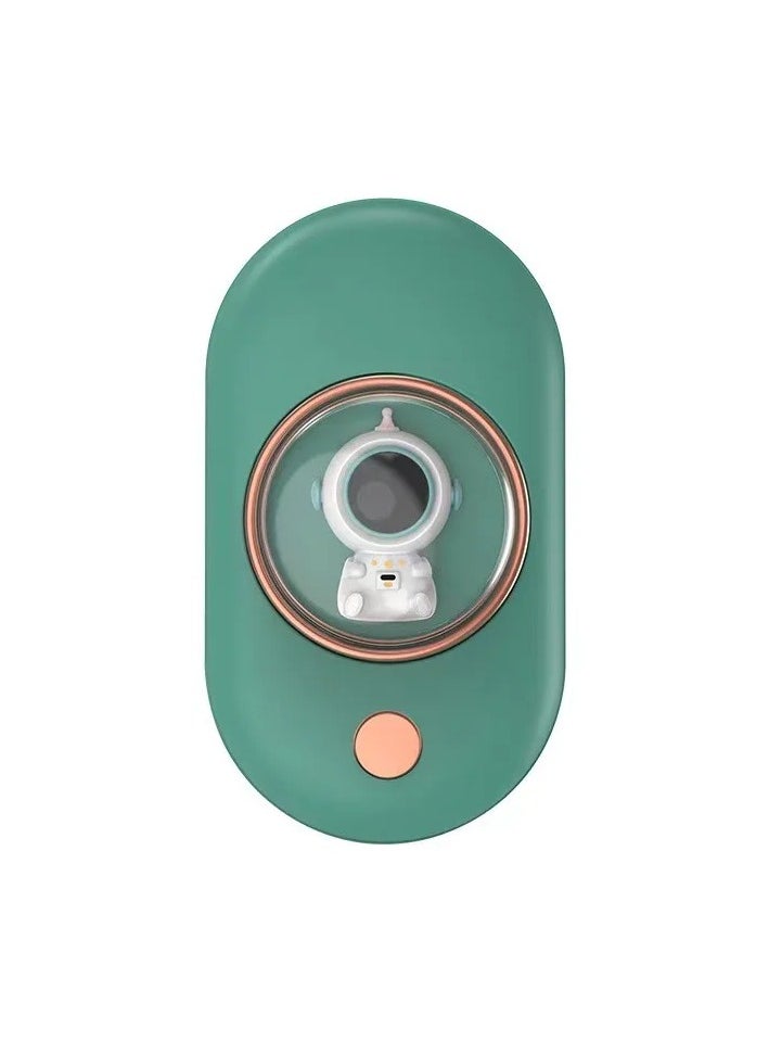 AROAQ Pocket Hand Warmer, Mini Portable Cute Spacesuit Hand Warmer, Adjustable Fast Heating Electric Hand Warming Device, USB Rechargeable Electric Small  Heater For Hands, (1pc, Green)  - Image 1