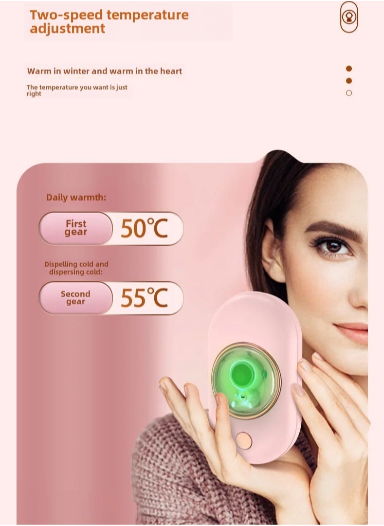 AROAQ Pocket Hand Warmer, Mini Portable Cute Spacesuit Hand Warmer, Adjustable Fast Heating Electric Hand Warming Device, USB Rechargeable Electric Small  Heater For Hands, (1pc, Green)  - Image 4