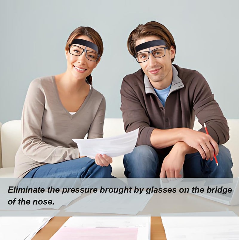 nsgglecher 2Pcs Rhinoplasty Glasses Holder with Hook and Protector to Attachable Glasses, Elastic Headband Eyeglass Holder for Nasal Surgery/Rhinoplasty/Septoplasty/Nose Recovery - Image 5