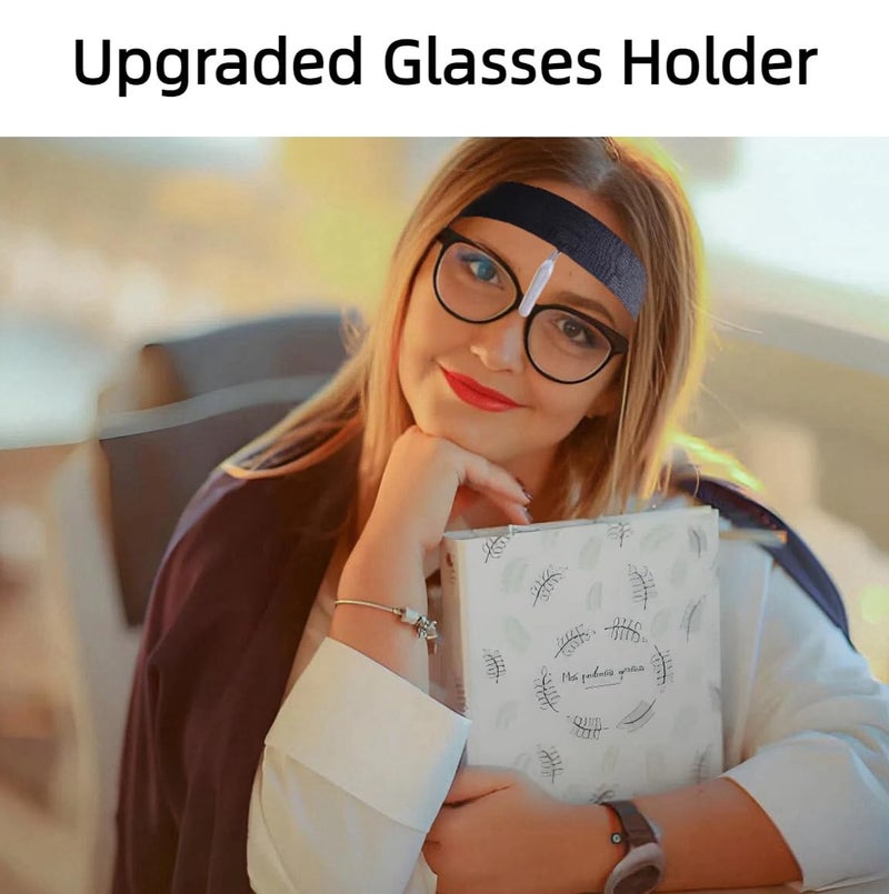nsgglecher 2Pcs Rhinoplasty Glasses Holder with Hook and Protector to Attachable Glasses, Elastic Headband Eyeglass Holder for Nasal Surgery/Rhinoplasty/Septoplasty/Nose Recovery - Image 4