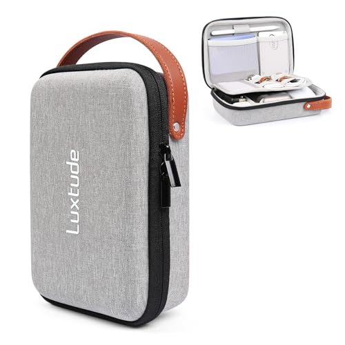 Luxtude Electronics Organizer Travel Case, Tech Organizers Travel Case, Hard Charger Organizers, Portable Cable Organizer, Travel Essentials for Charger/Mouse/Cash/Card/Pen, Tech Gifts - Image 1