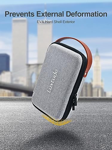 Luxtude Electronics Organizer Travel Case, Tech Organizers Travel Case, Hard Charger Organizers, Portable Cable Organizer, Travel Essentials for Charger/Mouse/Cash/Card/Pen, Tech Gifts - Image 4