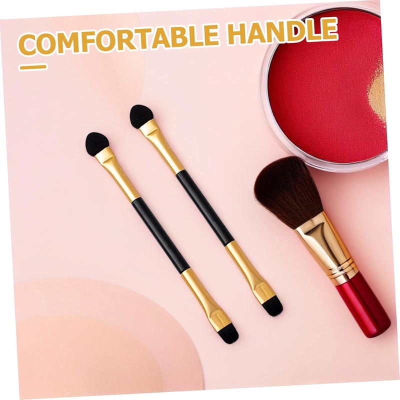 ABOOFAN 15pcs Double-ended Eyeshadow Applicator Set with Sponge Tips, Portable Eye Makeup Brushes for Blending and Smudging, Suitable for Women and Travel Use - Image 4
