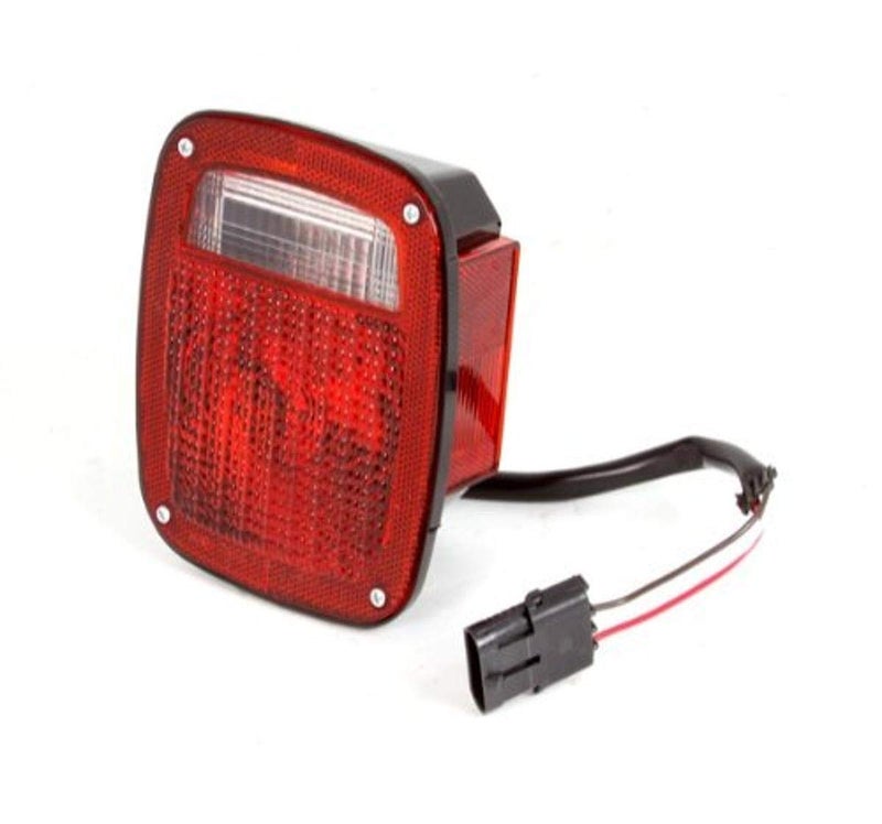 OMIX 1240312 Tail Light Assembly Right Black Housing OE Reference 56002134 Fits 19871990 Jeep Wrangler YJ