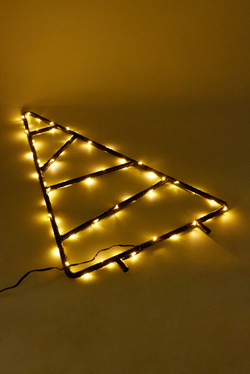 Tchibo LED Outdoor Small Metal Fir Tree, Black - Image 3