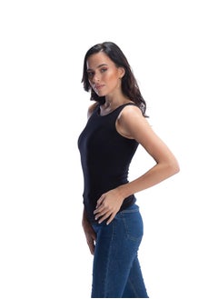 Carina Carina Microfiber Sleeveless Tank Top  - black  - Image 2