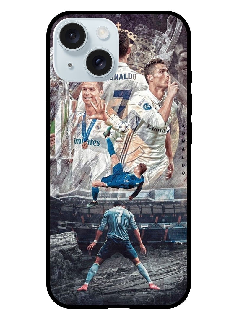 Theodor غطاء واقي مضاد للخدش ومقاوم للصدمات لجهاز آيفون 15 رونالدو 1 - Image 1