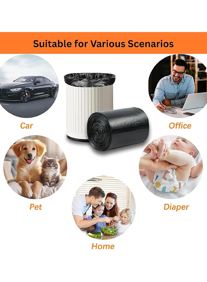 Earth Green Choice Biodegradable Black Garbage Bags 79 Gallons (120 x 140 cm) – Extra Large Heavy Duty Trash Bags, Leak Resistant Bin Liners – 6 Rolls x 10 Bags (60 Bags Total) - Image 4