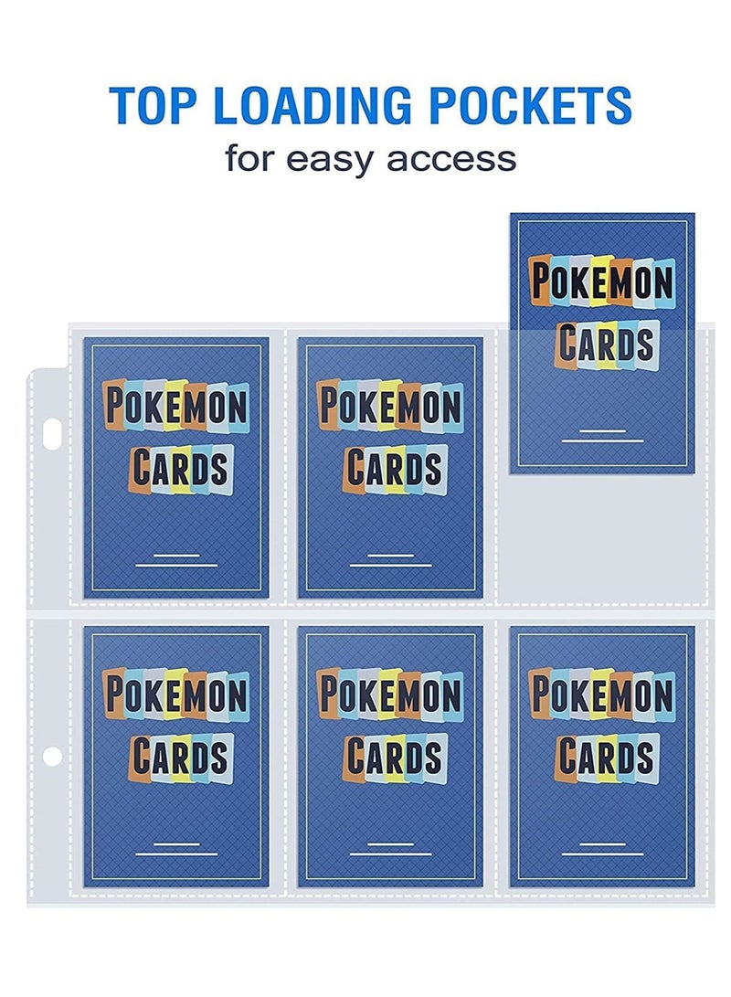 Y&D 36 Pack 9 Pocket Page Protector, Trading Card Sleeves Pages Baseball for 3 Ring Binder, Sheets Standard Size Cards, Pokemon Coupon, Sports Game Business Cards  - Image 2