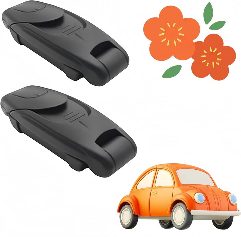 CBOFOL 2PCS Universal Car Seat Belt Clip - Adjustable Shoulder Belt Positioning Clips for Safety and Comfort - Image 1