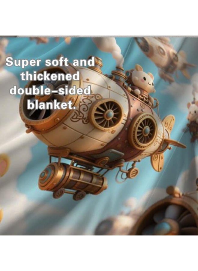 general Children's or student cartoon flannel thin blanket (warm and comfortable, suitable for sleep, games) 100cm*150cm - 129 - Image 4