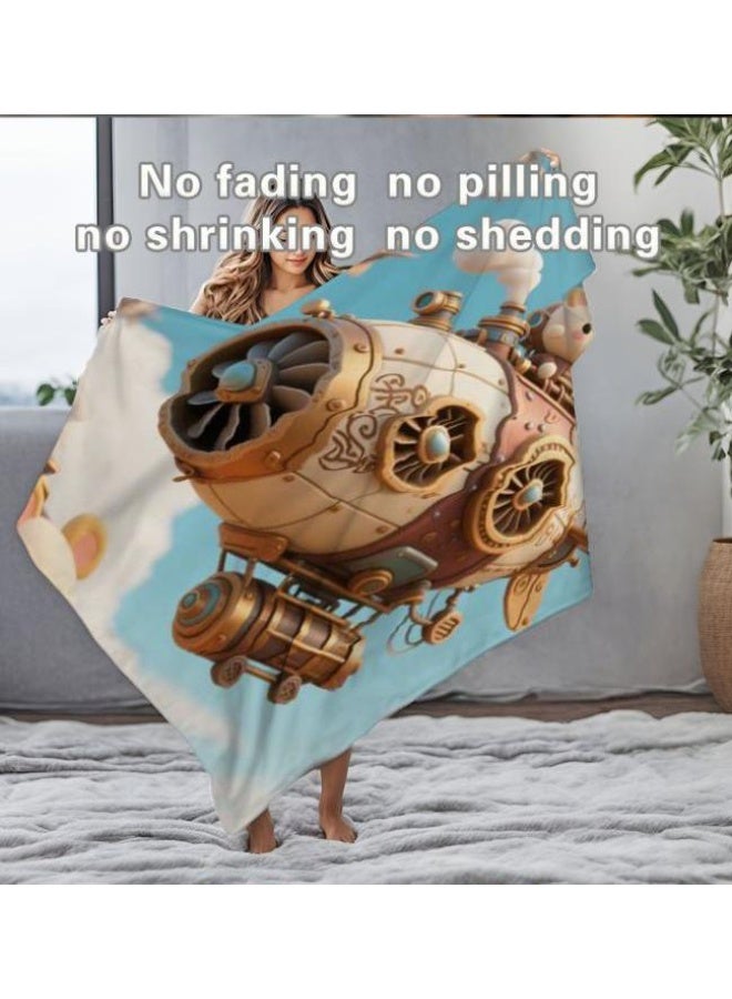 general Children's or student cartoon flannel thin blanket (warm and comfortable, suitable for sleep, games) 100cm*150cm - 129 - Image 3