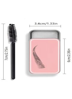 Maxfine Waterproof Eyebrows Soap, Long Lasting Brows Gel Waterproof Eyebrow Styling Pomade Eyebrow Wax For Makeup  - Image 4