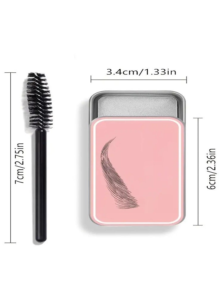 Maxfine Waterproof Eyebrows Soap, Long Lasting Brows Gel Waterproof Eyebrow Styling Pomade Eyebrow Wax For Makeup  - Image 4