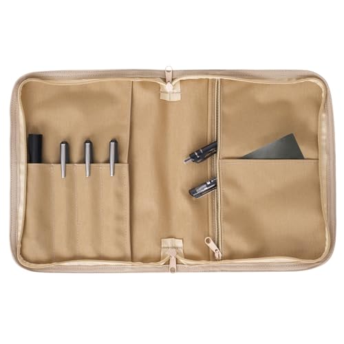 VEPKOIT Tactical Notebook Cover with Zippered for Folders, Large OCP Binder Planner Tactical Portfolio Organizer Cover, 7" x 9" Weatherproof Handbook Cover - Coyote A5 Notebook Binder Cover (Cover Only) - Image 4