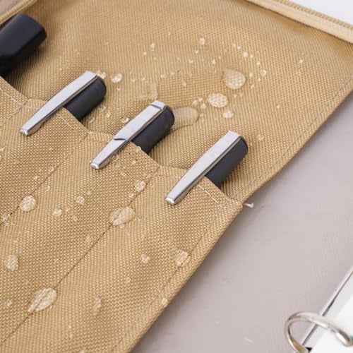 VEPKOIT Tactical Notebook Cover with Zippered for Folders, Large OCP Binder Planner Tactical Portfolio Organizer Cover, 7" x 9" Weatherproof Handbook Cover - Coyote A5 Notebook Binder Cover (Cover Only) - Image 5