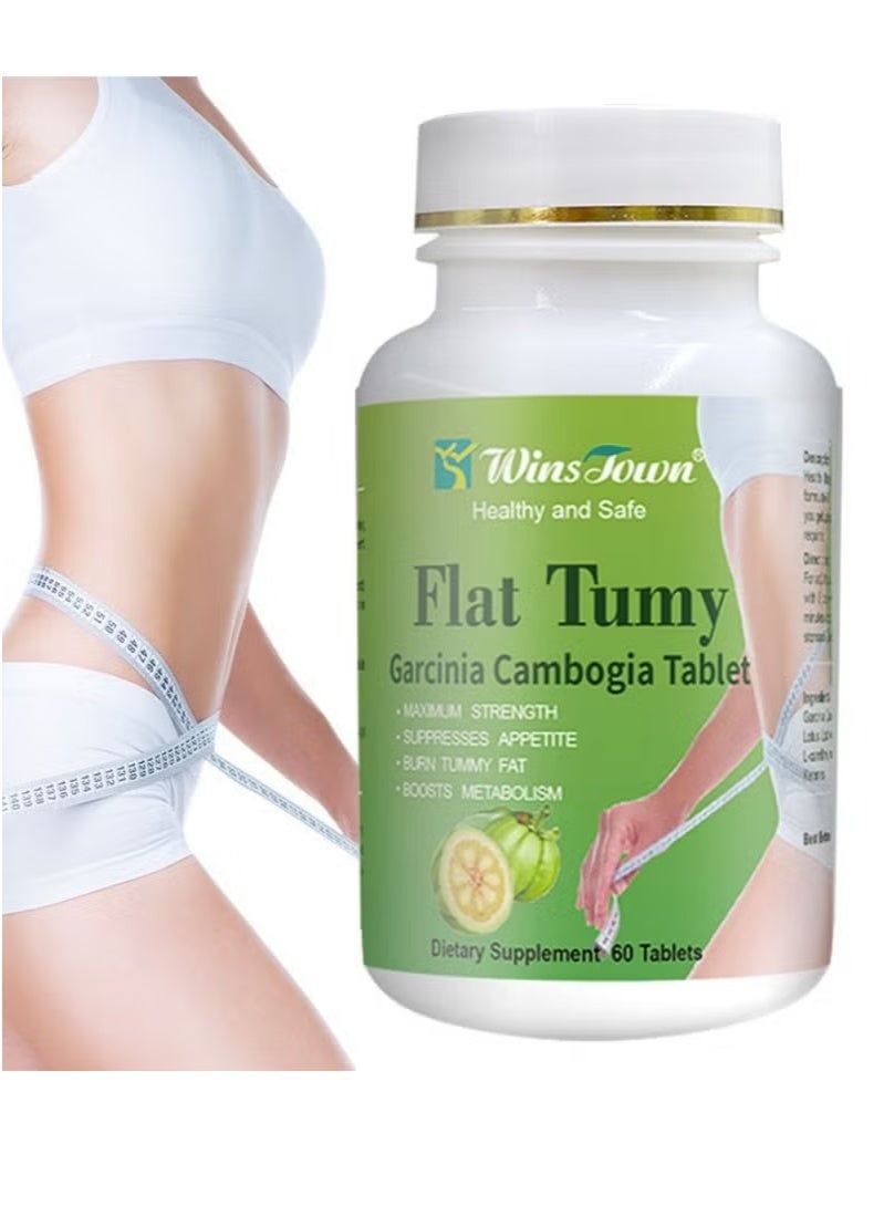 Wins Town Slim Flat Tummy Tablets,Detox Tummy Flat Tummy Garcinia Cambogia Tablets, Slimming Diet Digestion,Metabolism,Flat Tummy Garcinia , Safe Anti Aging Weight Loss Pills Fat Burn And Slimming 60 Tablets ﻿  - Image 3