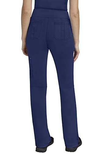 Healing Hands Women's Scrub Pant Tori Cargo Bottoms with 5 Pockets and 2-Way Stretch Fabric 9133P, M Petite, Navy - Image 2
