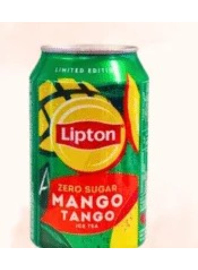ليبتون شاي ليبتون المثلج بدون سكر، نكهة مانجو تانجو، شاي أخضر، إصدار محدود، علبة 320 مل (حجم العبوة) - Image 4