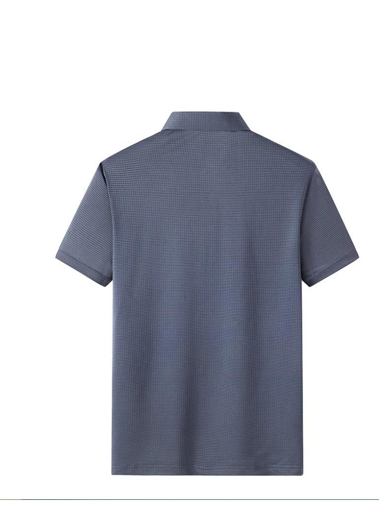 AOKANG Men's Elastic Breathable Short Sleeve Polo - Image 2