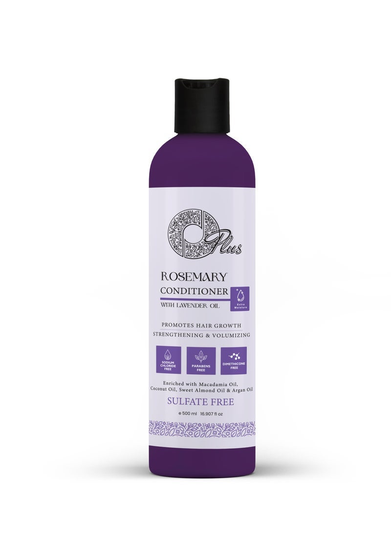 OPlus Rosemary & Lavender Sulfate-Free Conditioner 500ml - Hair Growth Formula - Image 1