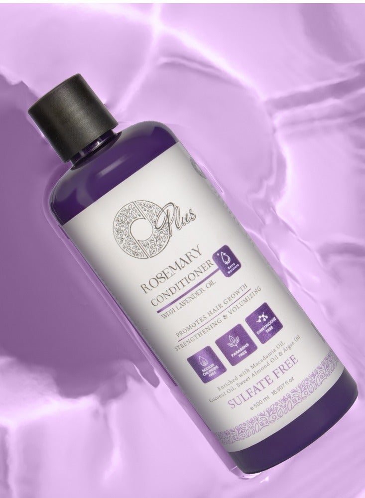 OPlus Rosemary & Lavender Sulfate-Free Conditioner 500ml - Hair Growth Formula - Image 4