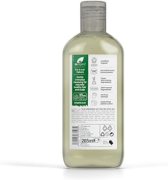 dr.organic Dr Organic Aloe Vera Shampoo Soothing All Hair Types Natural Vegan CrueltyFree Paraben SLSFree Recyclable Recycled Ocean Bound Plastic Certified Organic 265ml Packaging may vary - Image 2