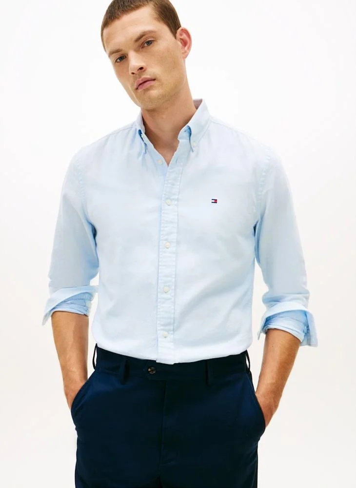 Brushed Linen Twill Regular Fit Shirt