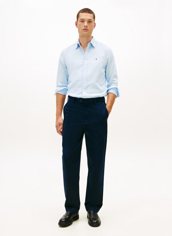 TOMMY HILFIGER Brushed Linen Twill Regular Fit Shirt - Image 4
